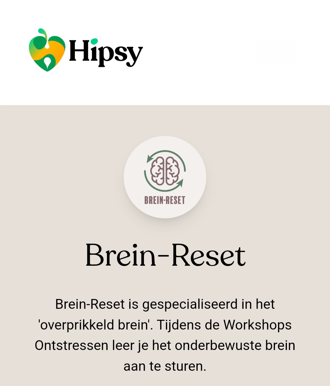 https://hipsy.nl/brein-reset